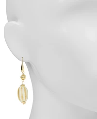 Patricia Nash Gold-Tone Mixed Bead Double Drop Earrings