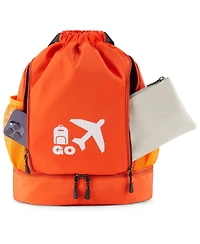 Perfect Personal Travel Go Bag- Orange