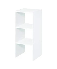 Closetmaid Decorative Home Stackable 2-Cube Cubeicals Organizer Storage, White