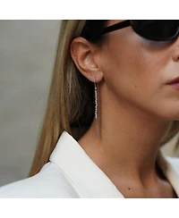 Spero London Sterling Silver Dorica Chain Bead Drop Earring