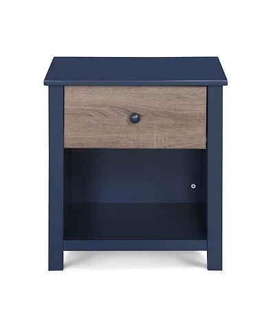 1-Drawer Nightstand – Modern Bedside Table with Storage Drawer