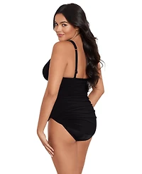 Magicsuit Plus Solid Celine Swim Dress