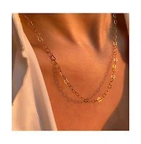 Spero London Love Heart Sterling Silver Chain Necklace