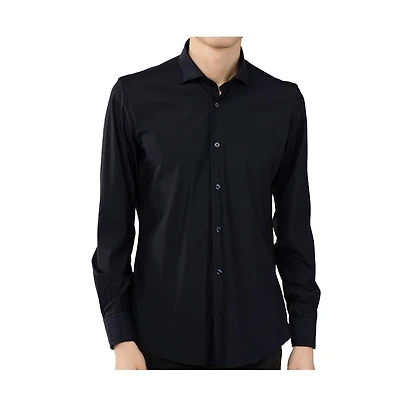 Luchiano Visconti Men's Navy Solid shirt