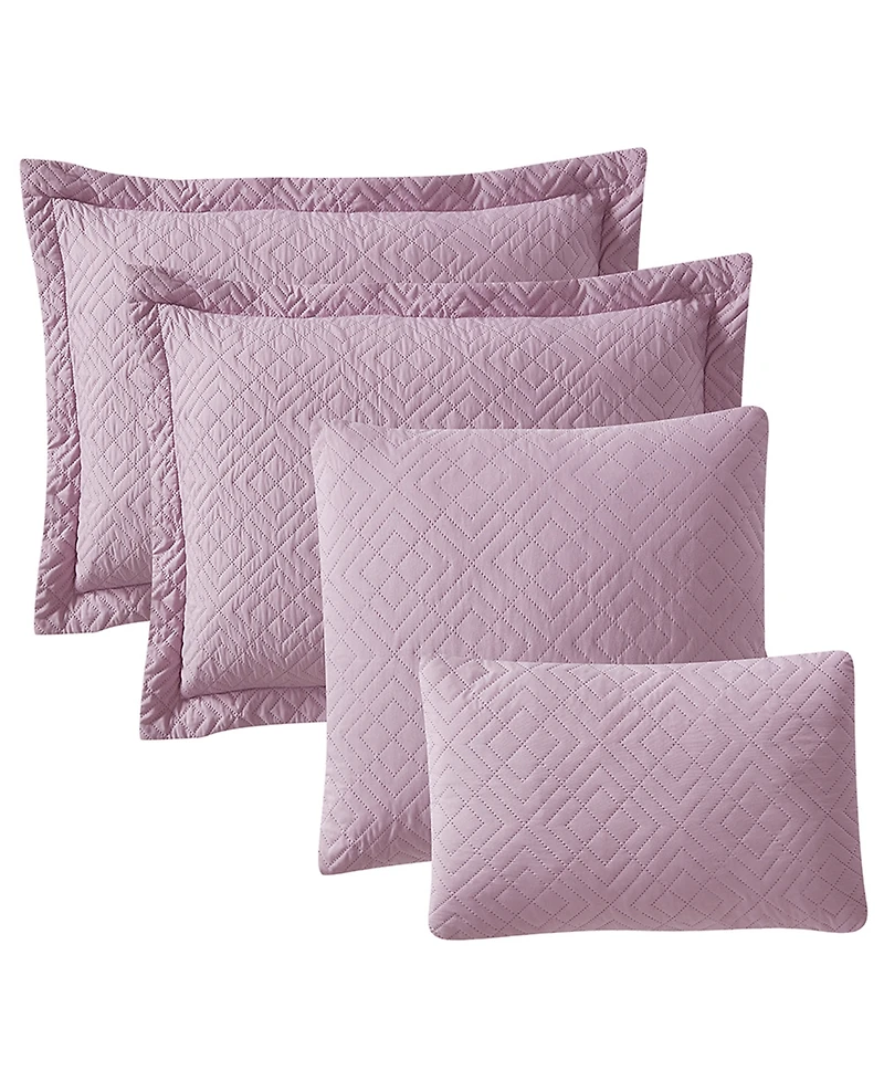 Nestl Diamond Embossed 5-Pc. Quilt Set, King/California King