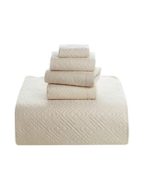 Nestl Diamond Embossed 5-Pc. Quilt Set, Full/Queen