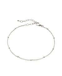 Spero London Fine Beaded Chain Bracelet Satellite in Sterling Silver