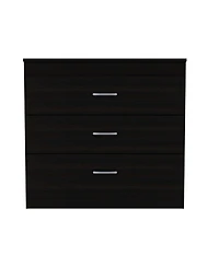 Wooden Three Drawer Dresser for Bedroom and Closet Storage