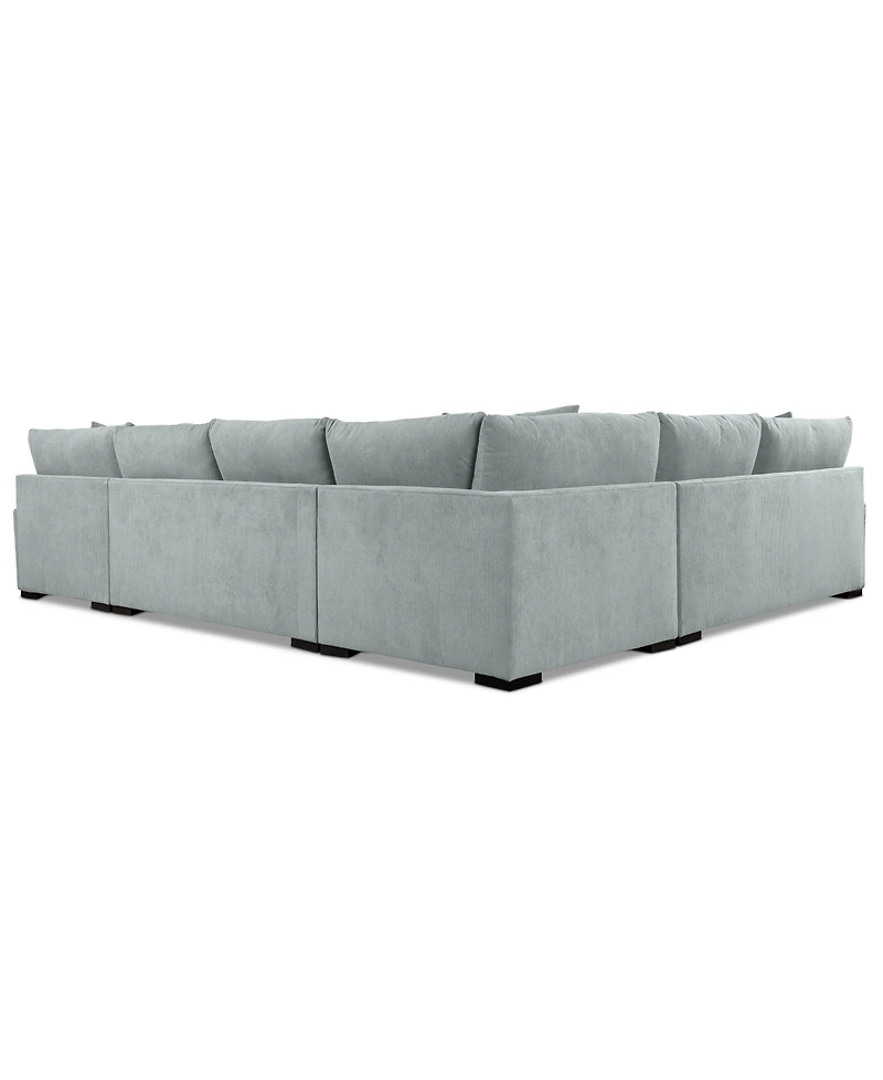 Rhyder 143" 5-Pc. Fabric L Sectional, Exclusively at Macy's