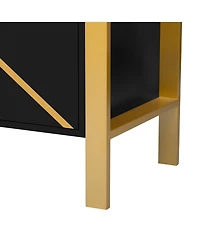 Streamdale 70.9" Tv Stand for TVs up to 75", Media Console with 2 Cabinets