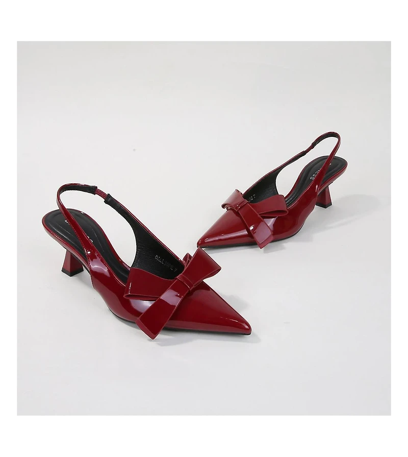 Calliope Slingback Kitten Heels