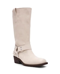Dv Dolce Vita Women's Tanzy Wide Calf Tall Harness Moto Engineer Boots