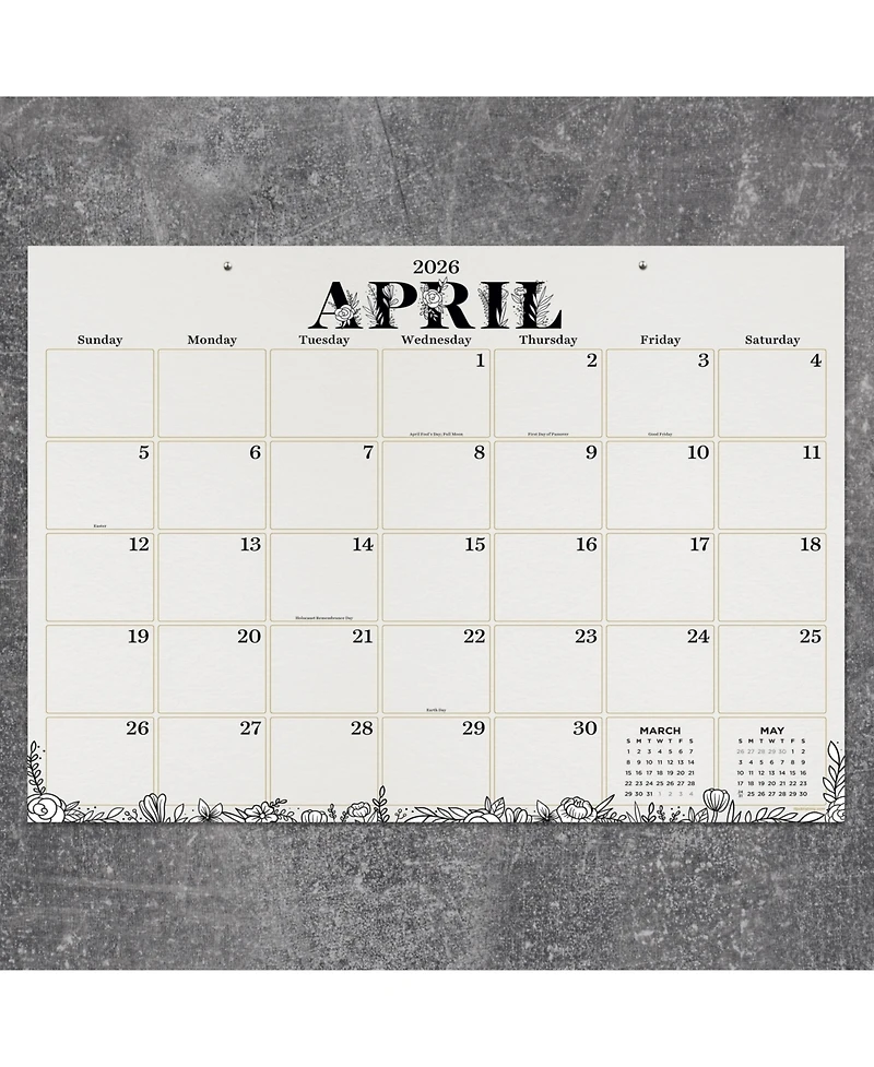 2026 Susan Branch Large Desk Pad Monthly Blotter Calendar