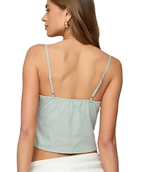 Edikted Women's Sequin & Bead Woven Tank Top