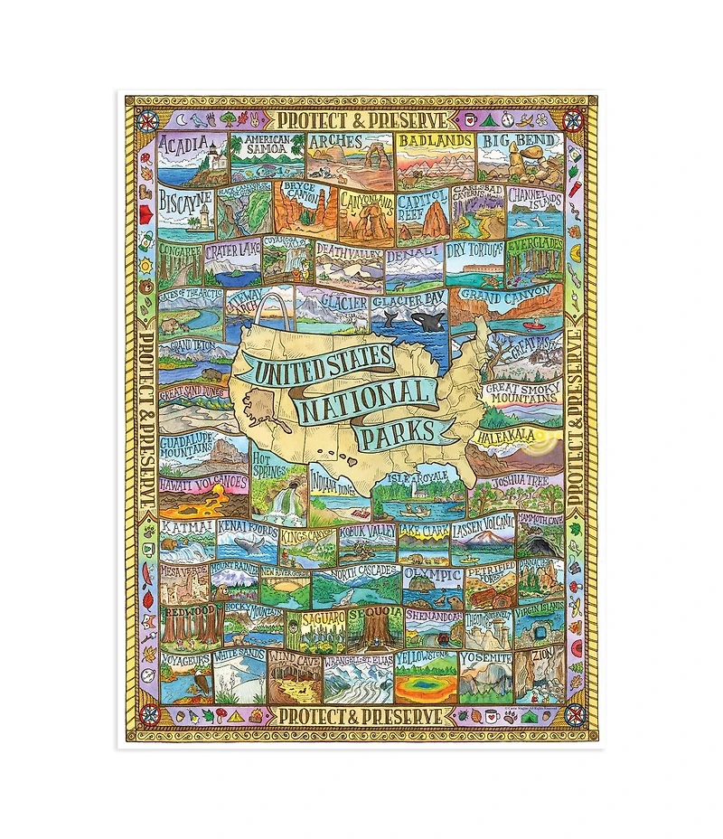 1000 Piece National Parks Jigsaw Puzzle