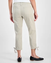 Style & Co Women's Mid Rise Tie-Hem Ankle Pants, Exclusively at Macy's