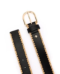 Kate Spade New York Women's 35mm Straw Edge Belt