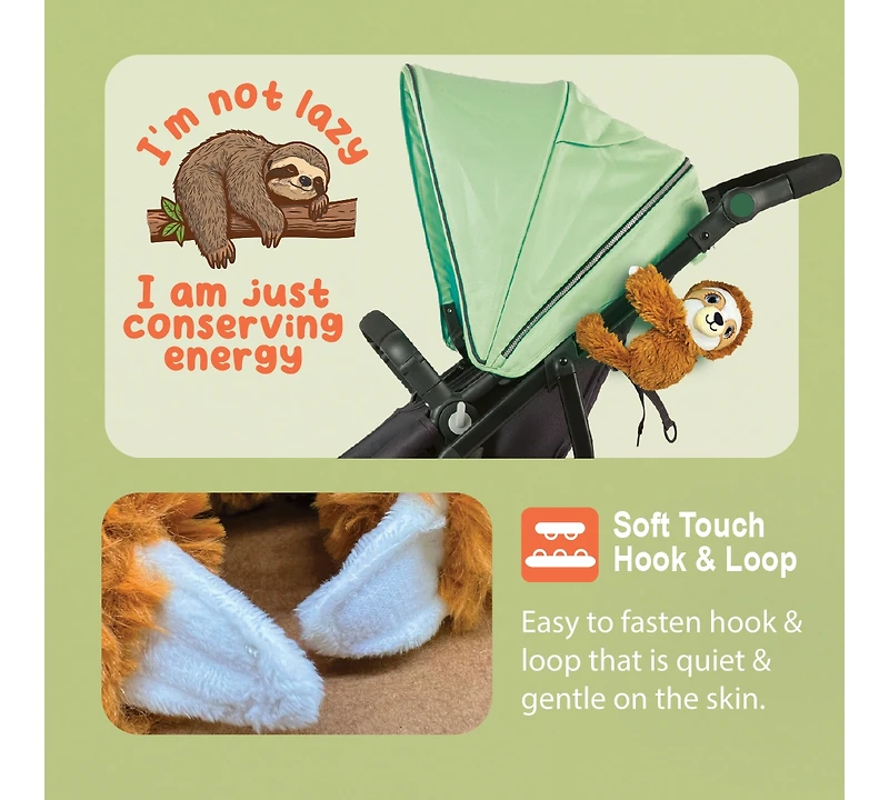 Baby Shusher Sloth & 2-Pack Shushies