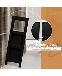 Bathroom Wooden Floor Cabinet Multifunction Storage Rack Stand Organizer