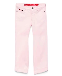 Elie Balleh Big Boys Pink Slim Fit 5 Pocket Twill Pants