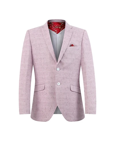 Elie Balleh Toddler Pink Slim Fit Melange Jacket