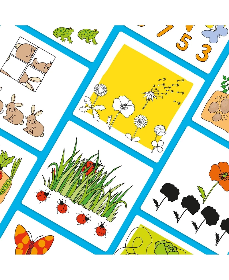 Haba Logic Case Extension Set: Nature - Ages 6+ Card Games for Kids, Travel Games, Learning Toys, Flash Cards for Kids Brain Teaser Puzzle Games