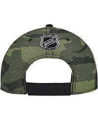 Fanatics Men's Black Los Angeles Kings Authentic Pro Military Appreciation Adjustable Hat
