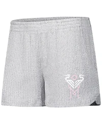 Concepts Sport Women's Gray Inter Miami Cf Juniper Shorts