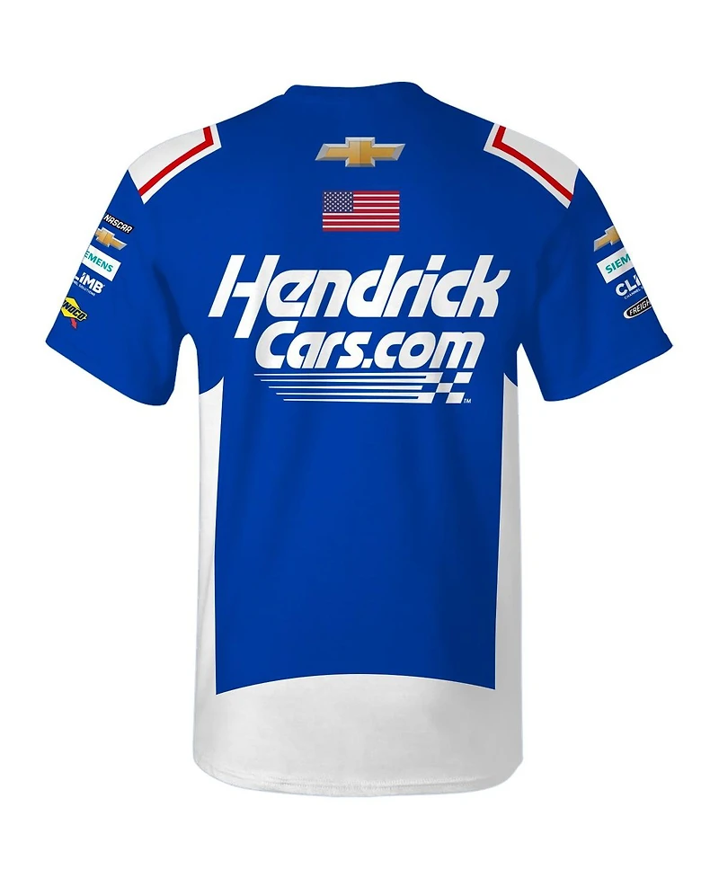 Hendrick Motorsports Team Collection Men's Blue Kyle Larson Valvoline Uniform T-Shirt