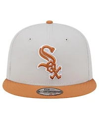 New Era Men's Khaki/Brown Chicago White Sox Color Pack Two-Tone 9FIFTY Snapback Hat