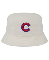 New Era Women's White Chicago Cubs Chrome Cozy Bucket Hat