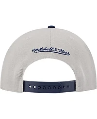 Mitchell & Ness Men's Gray Detroit Tigers Knock Out Panel Snapback Hat
