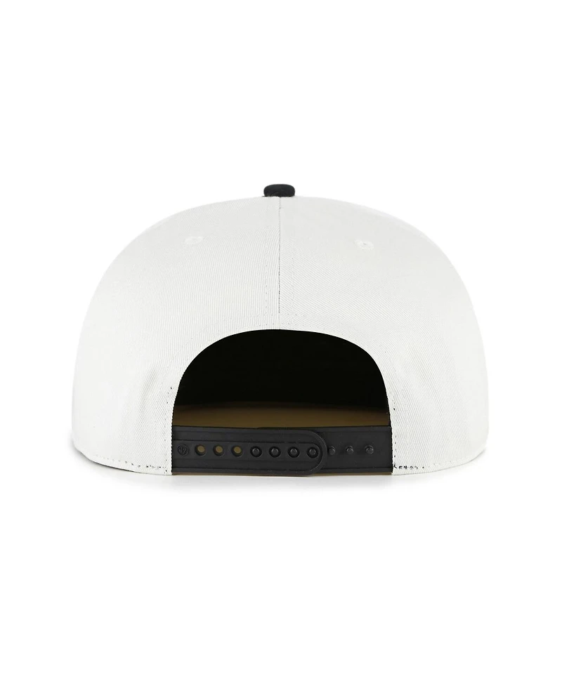 '47 Brand Women's White/Black San Francisco Giants Foundation Captain Snapback Hat