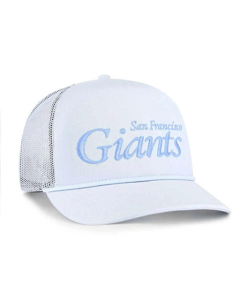 '47 Brand Women's Light Blue San Francisco Giants Foundation Script Hitch Adjustable Trucker Hat