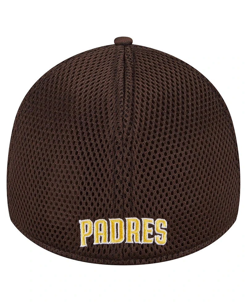 New Era Men's Dark Brown San Diego Padres Subtle Camo 39THIRTY Flex Hat