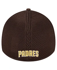 New Era Men's Dark Brown San Diego Padres Subtle Camo 39THIRTY Flex Hat