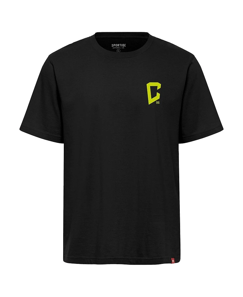 Sportiqe Men's and Women's Black Columbus Crew Duke Premium T-Shirt