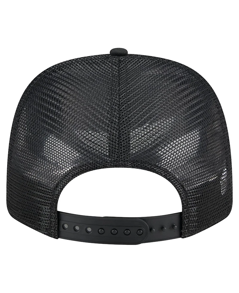 New Era Men's Black Iowa Hawkeyes Primary 9SEVENTY Trucker Stretch Snap Hat
