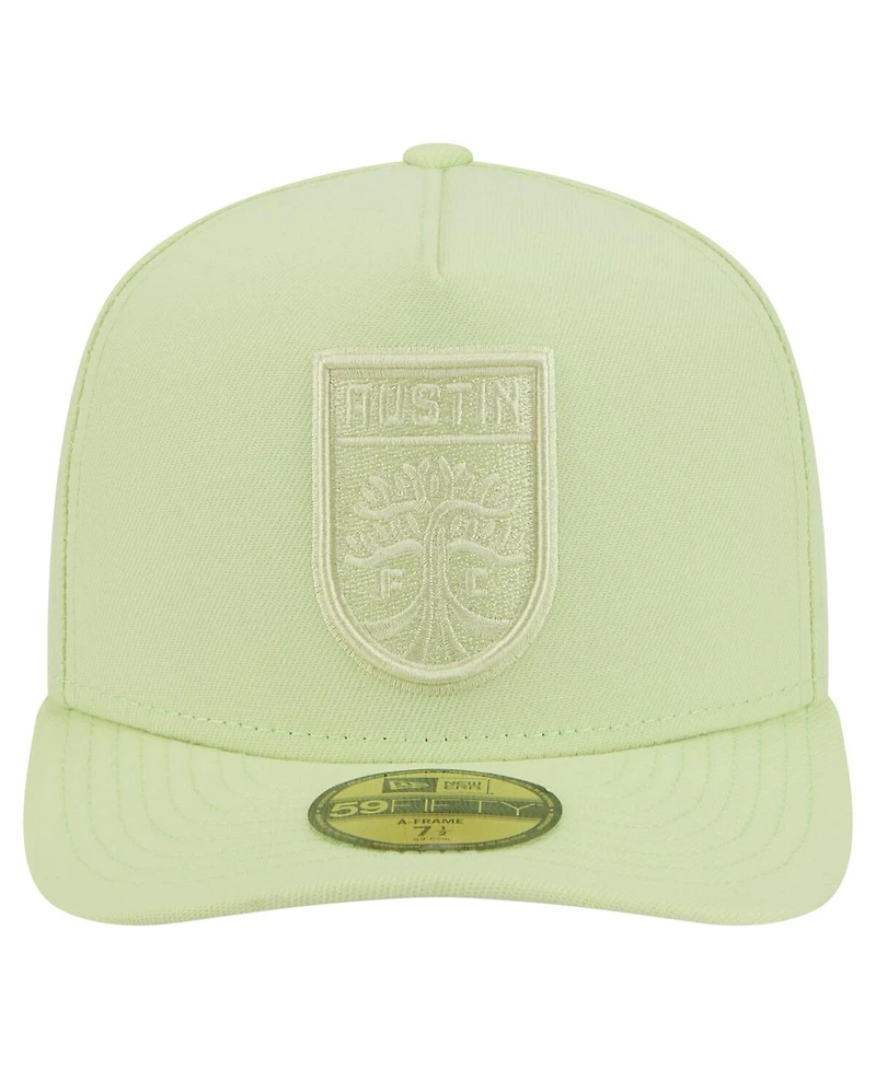 New Era Men's Green Austin Fc Color Pack A-Frame 59FIFTY Fitted Hat
