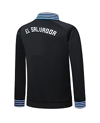 Umbro Men's Black El Salvador National Team Presentation Raglan Full-Zip Jacket