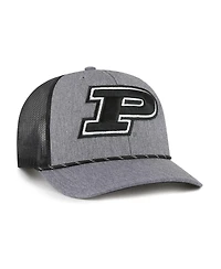 '47 Brand Men's Gray Purdue Boilermakers Carbon Rope Adjustable Hat