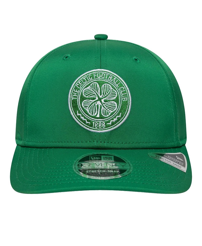 New Era Men's Green Celtic Core 9SEVENTY Stretch-Snap Hat