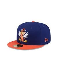 New Era Men's Dark Blue Hampshire Fisher Cats Theme Nights 59FIFTY Fitted Hat