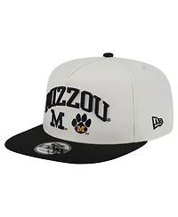 New Era Men's White Missouri Tigers Collegiate 9FIFTY A-Frame Snapback Hat