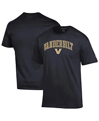 Champion Men's Black Vanderbilt Commodores Arched Logo T-Shirt