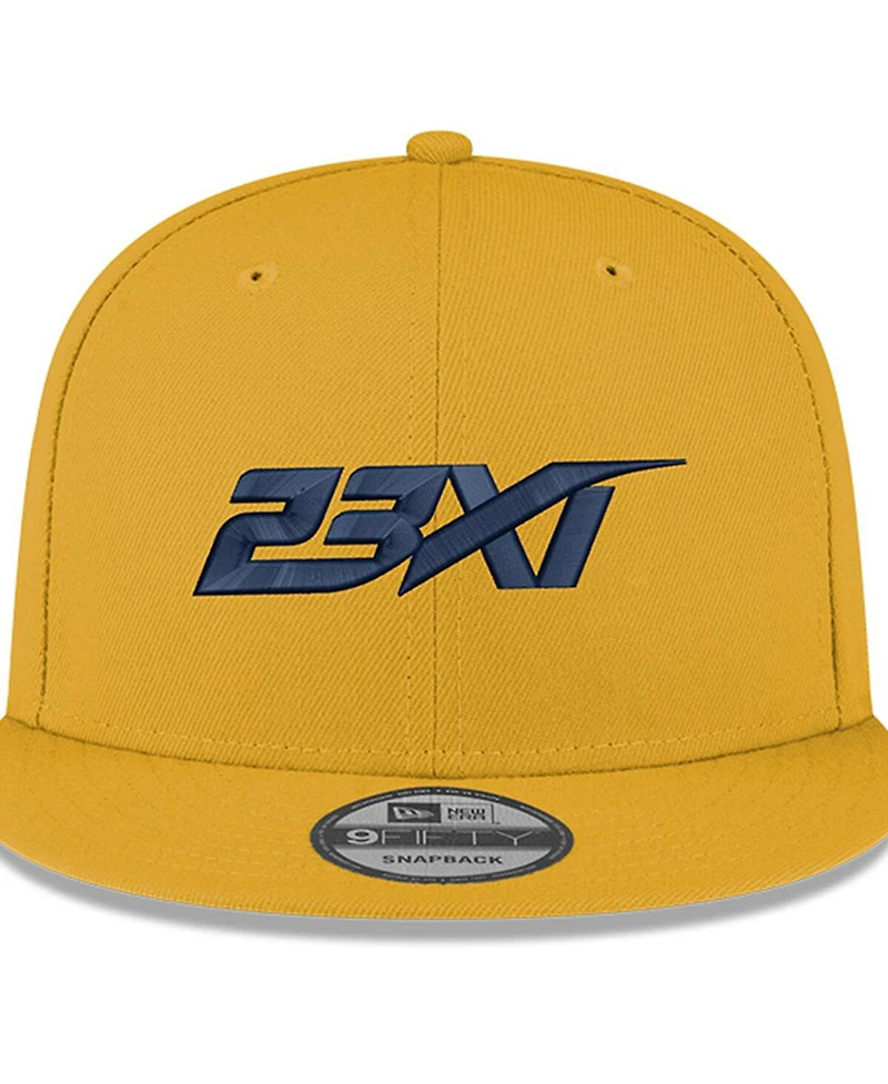 New Era Men's Yellow 23XI Racing 9FIFTY Snapback Hat