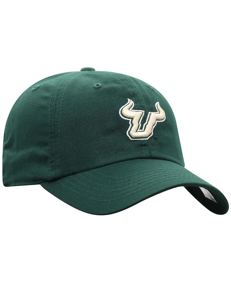 Top of the World Men's Green South Florida Bulls Staple Adjustable Hat