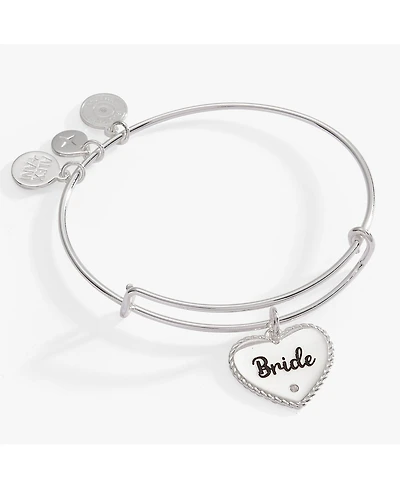 Bride Heart Bangle Bracelet