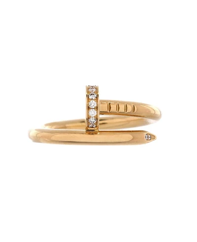 Pre-Owned Cartier Juste un Clou Ring 18K Gold and Diamonds