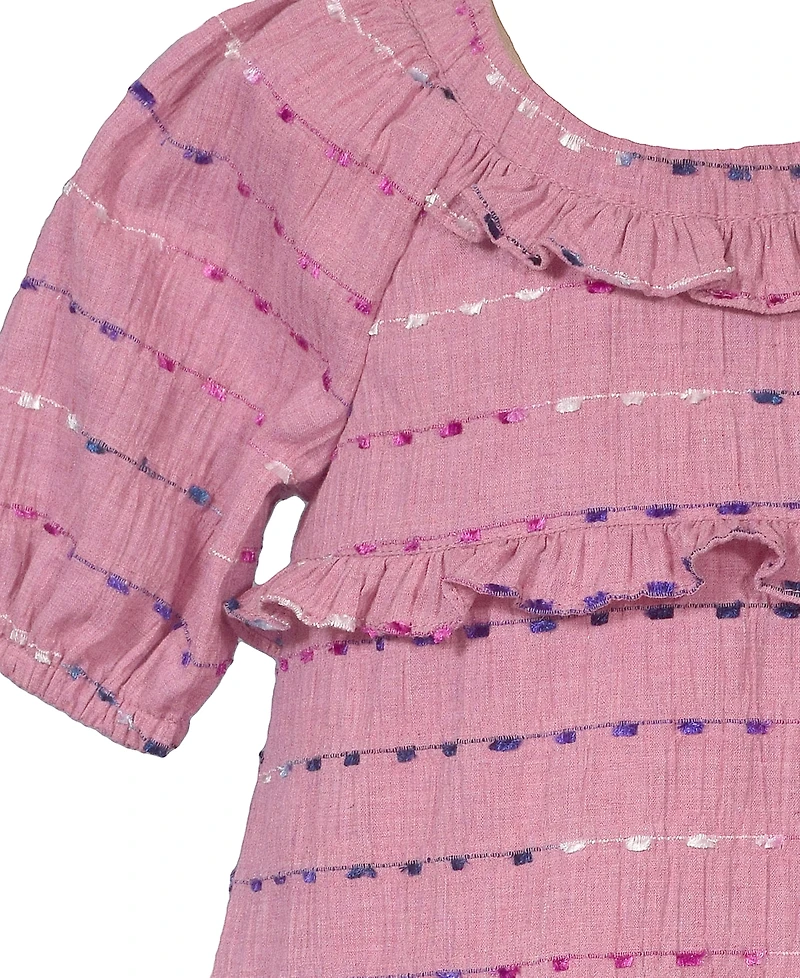 Bonnie Jean Toddler and Little Girls Ruffled Dress